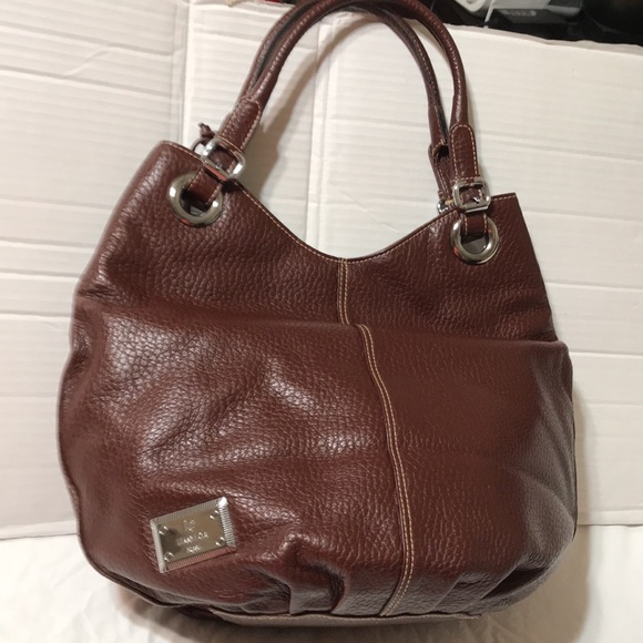 LENNY E CIA leather shoulder bag, made in Brazil with crystals balls tag - Picture 4 of 13